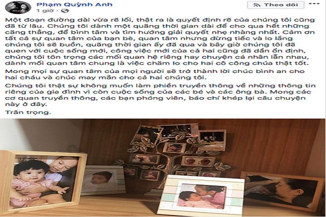 Tiểu sử ca sĩ Phạm Quỳnh Anh và scandal ly hôn với đạo diễn Quang Huy